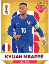Figurinha Kylian Mbappé